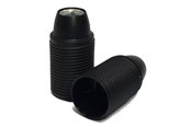 Akcesoria (mocowania, gniazda itp.) - Teknisk Belysnings Industri E14 lampholder m10 threaded shell black - 300B0108