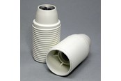 Akcesoria (mocowania, gniazda itp.) - Teknisk Belysnings Industri E14 lampholder m10 threaded shell white - 300B0107