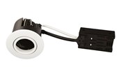 Lampy - Scan Products Luna quick install 230v gu10 ip44 white round - 10007