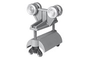Kasety, listwy szynowe i mocowania - Nord Tech Cable carrier for flatform cables 7837302796 - 0312689
