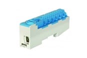 Akcesoria (mocowania, gniazda itp.) - POLLMANN Blue plug-in terminal for dinrail - 2020251
