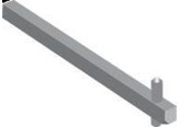 Komponenty do szaf sterowniczych i obudów - ABB Shaft oxs6x250 - 1SCA101660R1001