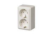 Przelaczniki - ABB Socket outlet schuko 2-g screwless term - 2TKA000994G1