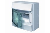 Rozdzielnice i szafy sterownicze - ABB Consumer units 8m w/transparent door ip65 - 1SL1201A00