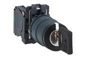 Przyciski i urzadzenia sygnalizacyjne - Schneider Electric Black selec to r switch diam 22 keylock - XB5AG21