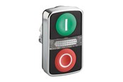 Przyciski i urzadzenia sygnalizacyjne - Schneider Electric Metal double headed pushbutton with pil - ZB4BW7A3741