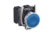Przyciski i urządzenia sygnalizacyjne - Schneider Electric Harmony push button complete with spring return and flat tou - XB4BA61