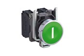 Przyciski i urzadzenia sygnalizacyjne - Schneider Electric Harmony pushbutton complete with spring return and flat push - XB4BA3311