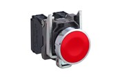 Przyciski i urzadzenia sygnalizacyjne - Schneider Electric Harmony push button complete with spring return and flat tou - XB4BA42