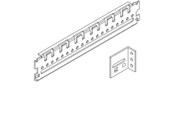 Rozdzielnice i szafy sterownicze - Eaton Mounting rail set - 220S9505