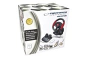 Akcesoria dla graczy - Esperanza Wheel and pedals set - Wired Controller - PC - EG103