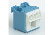 Rozdzielnice i szafy sterownicze - Hager Neutral terminal n 1+5 qc - KN06N
