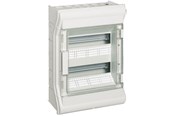 Rozdzielnice i szafy sterownicze - Hager Enclosure ip65 12 module 2 row qc - VE212DK