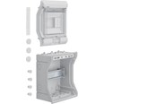 Rozdzielnice i szafy sterownicze - Hager Enclosure 6 module 1 row ip65 - VE106N