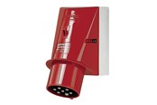 Material CEE - Mennekes Wall mounted inlet 16a7p6h400v ip44 - 2166