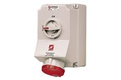 Material CEE - Mennekes Wall mounted recept. 63a5p6h400v ip44 - 5959A