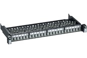 Okablowanie miedziane - LK Actassi 19-c patch panel sliding evo 19 1u 24pt s-onedpm ftp - VDIG111241F