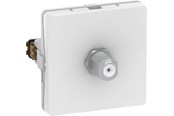 Gniazda i skrzynki - LK fuga f-connector outlet 1 modul white - 588D6091