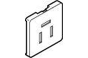 Gniazda i skrzynki - LK Teleoutlet fuga t1 cover 3 poles to md 88 white - 530D6126-858