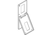 Rozdzielnice i szafy sterownicze - LK door complete f-metering cabinet white - 169A1124