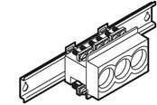 Rozdzielnice i szafy sterownicze - LK fuse holder d02 3-pole of im p - 169A0418