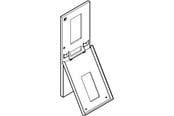 Rozdzielnice i szafy sterownicze - LK door complete f-metering cabinet grey - 169A1120
