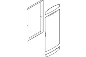 Rozdzielnice i szafy sterownicze - LK cover set pme 150/pgsm150-18 white - 169A6201