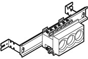 Rozdzielnice i szafy sterownicze - LK fuse holder d02 3pol for um-p and p-pme150 - 169D1103