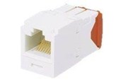 Akcesoria sieciowe - PANDUIT Mini-com module cat 5e utp 8 pos 8 wire universal red. - CJ5E88TGRD