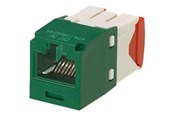 Akcesoria sieciowe - PANDUIT Mini-com module cat 5e utp 8 pos 8 wire universal green - CJ5E88TGGR