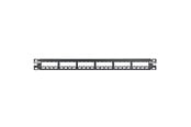 Okablowanie miedziane - Triton Patch panel 24 port all metal black - CP24BLY