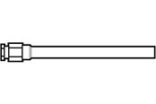 Sterowanie ogrzewaniem - Danfoss Sensor pocket 180 mm ms r1/ - 017-436766
