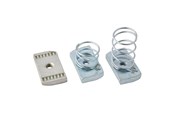 Kasety, listwy szynowe i mocowania - Walraven Bis strut slide nut hdg m6 - 6518006