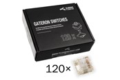 Klawiatura - Glorious Gateron Clear Switches (120 pcs) - Przełączniki - GAT-CLEAR