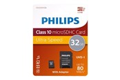 Karta pamięci - Philips FM32MP45B - flash memory card - 32 GB - microSDHC UHS-I - FM32MP45B/00