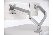 Uchwyt na monitor - Kensington Regulowane podwójne ramię SmartFit® One-Touch, szara - K55471EU