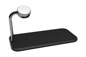 Telefon - Adapter i Ladowarka - ZENS Dual+Watch Aluminium Wireless Charger Black - ZEDC05B/00