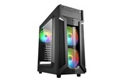 Obudowa komputerowa - Sharkoon VG6-W RGB - mid tower - ATX - Obudowa komputerowa - Tower - Czarny - 4044951026814