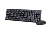Klawiatura - Gembird KBS-W-01 - keyboard and mouse set - US - black - Zestaw klawiatura i mysz - Angielski (US) - Czarny - KBS-W-01