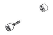 Akcesoria do drukarek - Brother - paper pull-in roller assembly - LX0126001