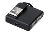 USB hub - MicroConnect Connect - hub - 4 ports USB hub - 4 - Czarny - MC-USB2.0HUB4P