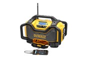 Radio DAB i budzik - Dewalt DCR027-QW - jobsite radio - Bluetooth - DAB/DAB+/FM - Stereo - Żółty - DCR027-QW