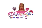 Kreatywne gry - Happy Friend Make Up & Hairstyling Head Blond Hair B/O - 504402