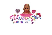 Kreatywne gry - Happy Friend Make Up & Hairstyling Head Blond Hair B/O - 504402