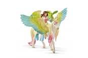 Schleich - Schleich Fairy Surah with glitter Pegasus - 70566