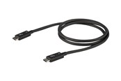Kable FireWire, ThunderBolt  - StarTech.com Thunderbolt 3 (40Gbps) USB C Cable - Black - 80cm - TBLT34MM80CM