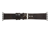 Smartwatch - akcesoria - dbramante1928 Bornholm - Watch Strap 44mm - Dark Brown/Silver - AW44DBSI1034