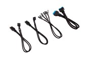 Obudowa komputerowa - akcesoria - Corsair Premium Sleeved Front Panel Extension Kit 30cm - Czarny - CC-8900244
