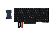 Klawiatura - Lenovo - notebook replacement keyboard - with Trackpoint UltraNav - German - black - Klawiatura zamienna notebooka - Niemcy - Czarny - 01YP372