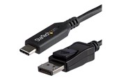 Kabel wyswietlacza - StarTech.com 5.9 ft. (1.8 m) - USB-C to DisplayPort Adapter Cable - 8K - HBR3 - external video adapter - black - CDP2DP146B